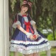 Royal Gorgeous High Waist Lolita Dress with Short Sleeves