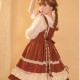 Sweet and Lovely Polka Dot Lolita Jumper Skirt