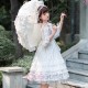Elegant High Waist Lolita Jumper Skirt
