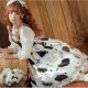Sweet Caramel Daily Lolita Jumper Skirt