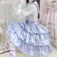 Daily Sweet Polka Dot Lolita Strap Skirt