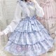 Daily Sweet Polka Dot Lolita Strap Skirt