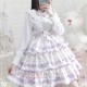 Daily Sweet Polka Dot Lolita Strap Skirt
