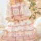 Summer Sweet Lolita High Waist Jumper Skirt