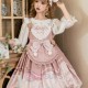 Lovely Polka Dot Princess Lolita Bud Jumper Skirt