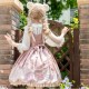 Lovely Polka Dot Princess Lolita Bud Jumper Skirt