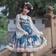 Elegant Chinese Style High Waist Lolita Jumper Skirt
