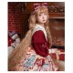 Christmas Bear Sweet Lolita Long Sleeve Dress