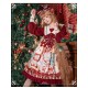 Christmas Bear Sweet Lolita Long Sleeve Dress