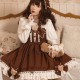 Vintage-Inspired Lovely Bear Lolita Jumper Skirt
