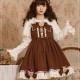 Vintage-Inspired Lovely Bear Lolita Jumper Skirt