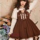 Vintage-Inspired Lovely Bear Lolita Jumper Skirt