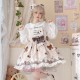 Daily Sweet Cherry Print Lolita Jumper Skirt