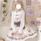 Daily Sweet Cherry Print Lolita Jumper Skirt