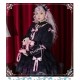 Sweet and Edgy Gothic Lolita Slip Dress with Long Sleeve Overlay