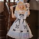 Daily Lovely Butterfly Print Lolita Short Sleeve Dress