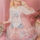 Adorable Bear Print Lolita Jumper Skirt
