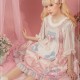 Adorable Bear Print Lolita Jumper Skirt