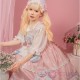 Adorable Bear Print Lolita Jumper Skirt