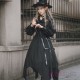Vintage Halloween Irregular Hem Lolita Long Sleeve Dress