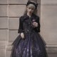 Halloween Gothic Vintage High Waist Lolita Jumper Skirt Set