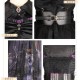 Halloween Gothic Vintage High Waist Lolita Jumper Skirt Set
