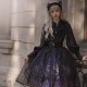 Halloween Gothic Vintage High Waist Lolita Jumper Skirt Set