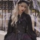 Halloween Gothic Vintage High Waist Lolita Jumper Skirt Set