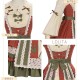 Japanese Pastoral Style Lolita Jumper Skirt Set