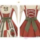 Japanese Pastoral Style Lolita Jumper Skirt Set