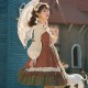 Japanese Pastoral Style Lolita Jumper Skirt Set