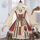 Japanese Pastoral Style Lolita Jumper Skirt Set