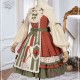 Japanese Pastoral Style Lolita Jumper Skirt Set