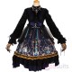 Vintage Gothic Lolita Long Sleeve Dress Set