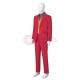 Arthur Cosplay Costumes Joaquin Phoenix Red Cosplay Suit