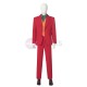 Arthur Cosplay Costumes Joaquin Phoenix Red Cosplay Suit