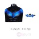Comic Dick Grayson Cosplay Costume Printed Jumpsuit