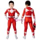 Ready To Ship Size M Power Rangers Kids Costume Power Rangers Jason Red Ranger Jumpsuit Halloween Gifts