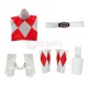 Red Power Rangers Cosplay Costume Jason Lee Scott Cosplay Suit 