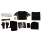 Power Rangers Black Ninja Cosplay Costumes Adam Park Cosplay Suit