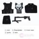 The Punisher Cosplay Costume Frank Castle Skull Suit