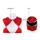 Red Mighty Morphin Suit Power Rangers Cosplay Costume