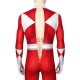 Red Mighty Morphin Suit Power Rangers Cosplay Costume