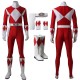 Red Ranger Cosplay Costume Mighty Morphin Power Rangers Cosplay Suit