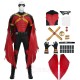 Red & Black Vigilante Tim Drake Cosplay Costume