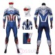 Sam Wilson Costume The Falcon and the Winter Soldier Spandex Printed Cosplay Suit