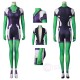 She Hulk Jennifer Susan Walters Green Black Cosplay Costume
