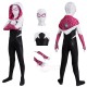 Kids Girls Gwen Stacy Cosplay Costume Spider-Man: Across The Spider-Verse Cosplay Jumpsuit
