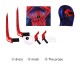 Across The Spider-Verse Spiderman 2099 Miguel O'Hara Cosplay Costumes