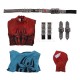 Spider-Man Across The Spider-Verse Scarlet Spider Cosplay Costume For Halloween
